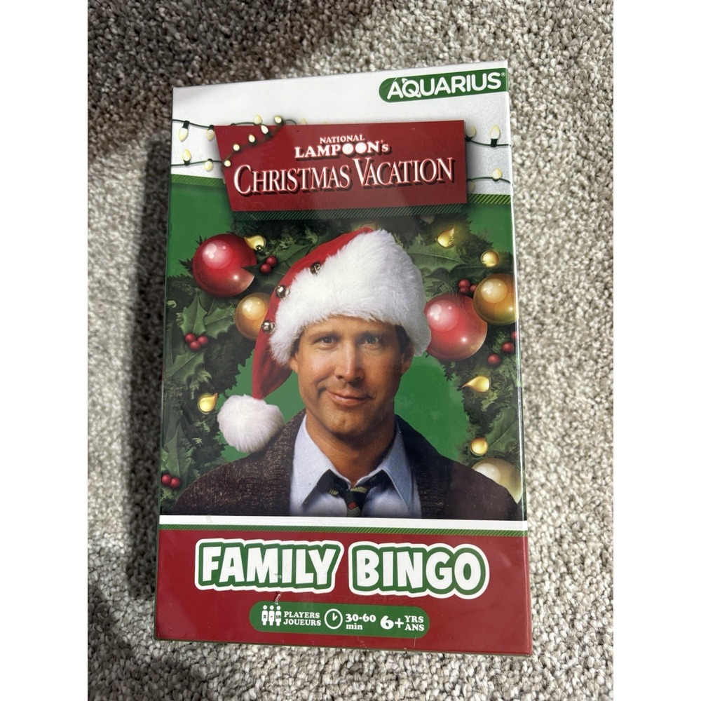 National Lampoon's Christmas Vacation Family Bingo Game New! Sealed Box